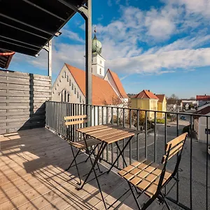 Crest - Riverside Lofts Mit Parken I Balkon I Kueche I Regendusche Passau